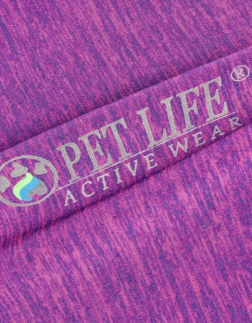 Load image into Gallery viewer, Pet Life ® Active 'Chewitt Wagassy' 4-Way-Stretch Yoga Fitness Long-Sleeve Dog T-Shirt
