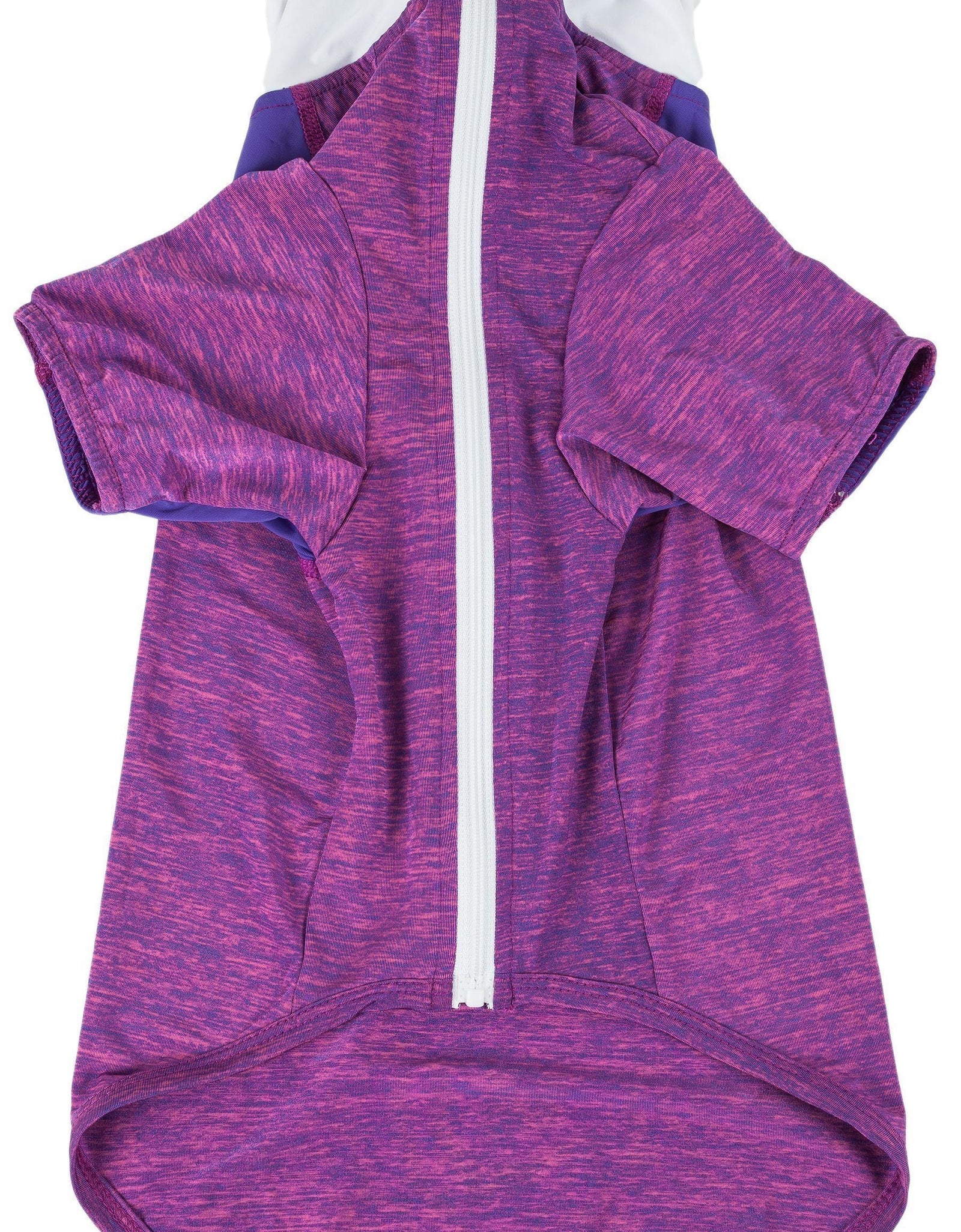 Pet Life ® Active 'Chewitt Wagassy' 4-Way-Stretch Yoga Fitness Long-Sleeve Dog T-Shirt
