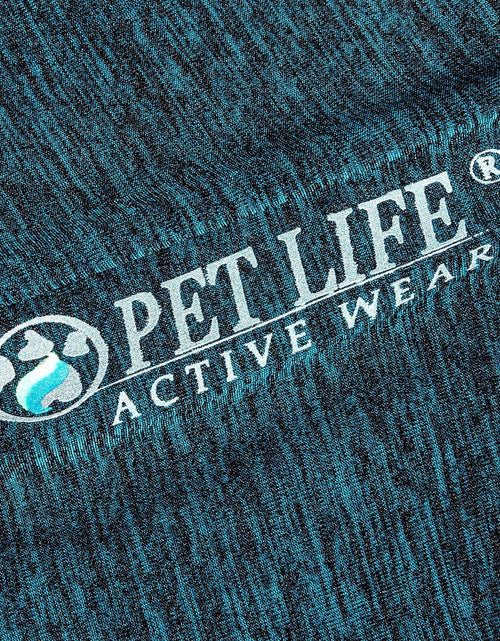Load image into Gallery viewer, Pet Life ® Active 'Chewitt Wagassy' 4-Way-Stretch Yoga Fitness Long-Sleeve Dog T-Shirt
