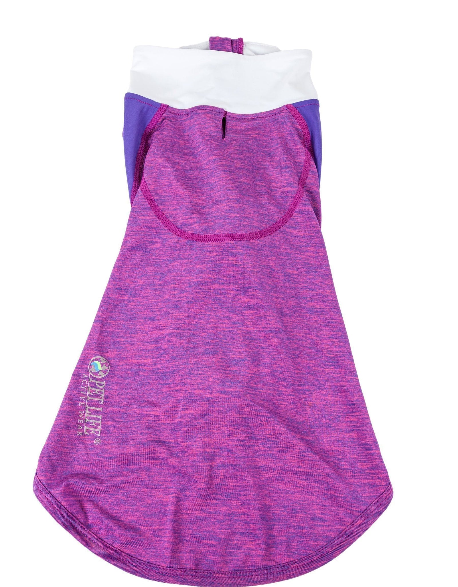 Pet Life ® Active 'Chewitt Wagassy' 4-Way-Stretch Yoga Fitness Long-Sleeve Dog T-Shirt