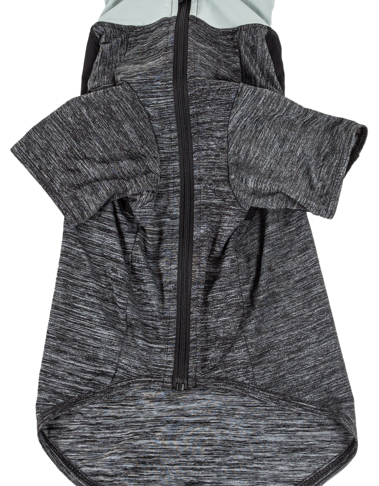 Pet Life ® Active 'Chewitt Wagassy' 4-Way-Stretch Yoga Fitness Long-Sleeve Dog T-Shirt