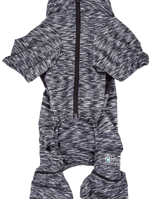 Load image into Gallery viewer, Pet Life ® Active 'Downward Dog' 4-Way-Stretch Fitness Yoga Dog Tracksuit Hoodie
