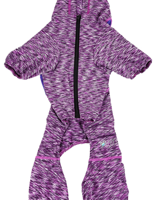 Load image into Gallery viewer, Pet Life ® Active 'Downward Dog' 4-Way-Stretch Fitness Yoga Dog Tracksuit Hoodie
