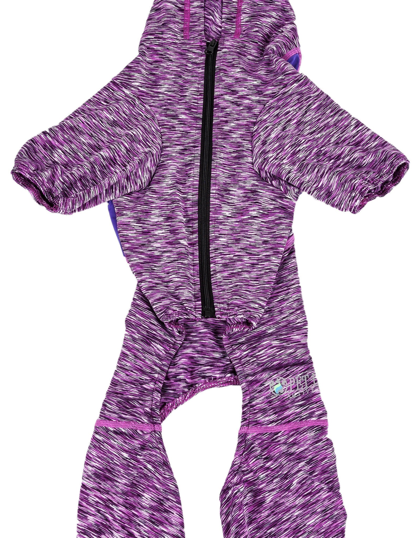 Pet Life ® Active 'Downward Dog' 4-Way-Stretch Fitness Yoga Dog Tracksuit Hoodie
