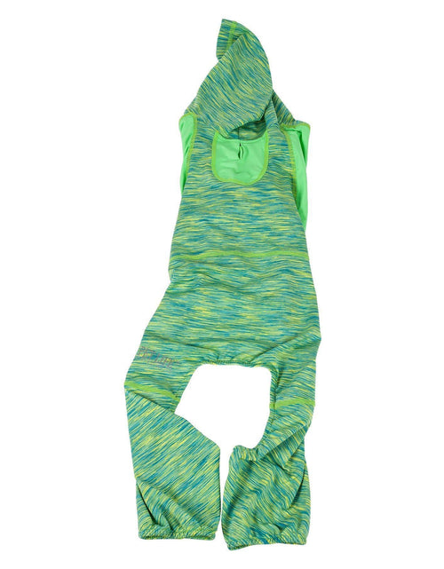 Load image into Gallery viewer, Pet Life ® Active 'Downward Dog' 4-Way-Stretch Fitness Yoga Dog Tracksuit Hoodie
