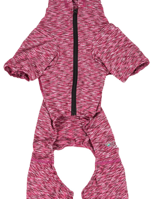 Load image into Gallery viewer, Pet Life ® Active 'Downward Dog' 4-Way-Stretch Fitness Yoga Dog Tracksuit Hoodie
