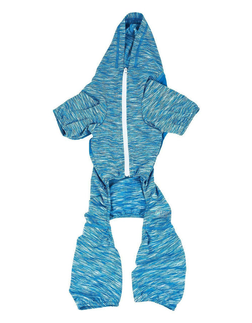 Load image into Gallery viewer, Pet Life ® Active 'Downward Dog' 4-Way-Stretch Fitness Yoga Dog Tracksuit Hoodie
