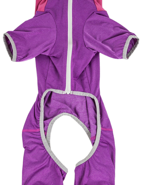 Load image into Gallery viewer, Pet Life ®  Active 'Embarker' 4-Way Stretch Fitness Yoga Full Body Dog Tracksuit
