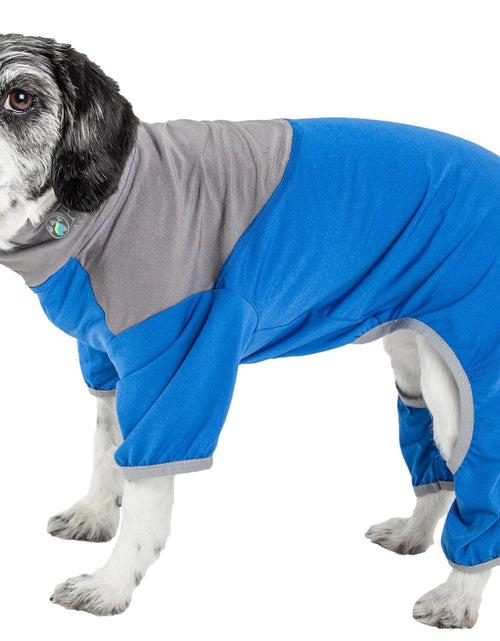 Load image into Gallery viewer, Pet Life ®  Active 'Embarker' 4-Way Stretch Fitness Yoga Full Body Dog Tracksuit
