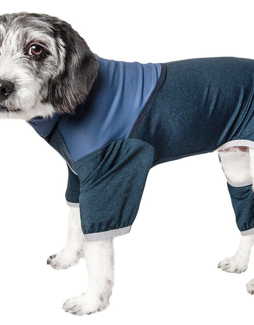 Load image into Gallery viewer, Pet Life ®  Active 'Embarker' 4-Way Stretch Fitness Yoga Full Body Dog Tracksuit
