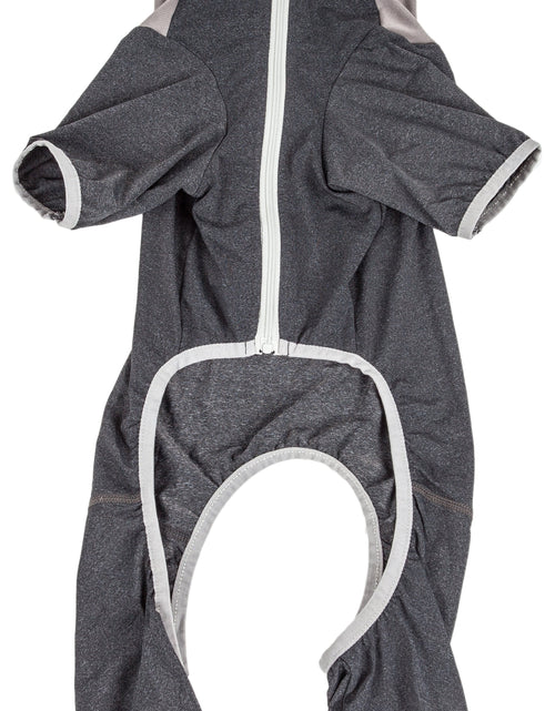 Load image into Gallery viewer, Pet Life ®  Active 'Embarker' 4-Way Stretch Fitness Yoga Full Body Dog Tracksuit
