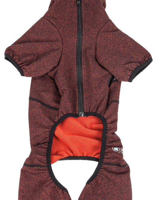 Load image into Gallery viewer, Pet Life ®  Active 'Fur-Breeze' Medium-weight 4-Way-Stretch Full Body Hooded Dog Yoga sweater
