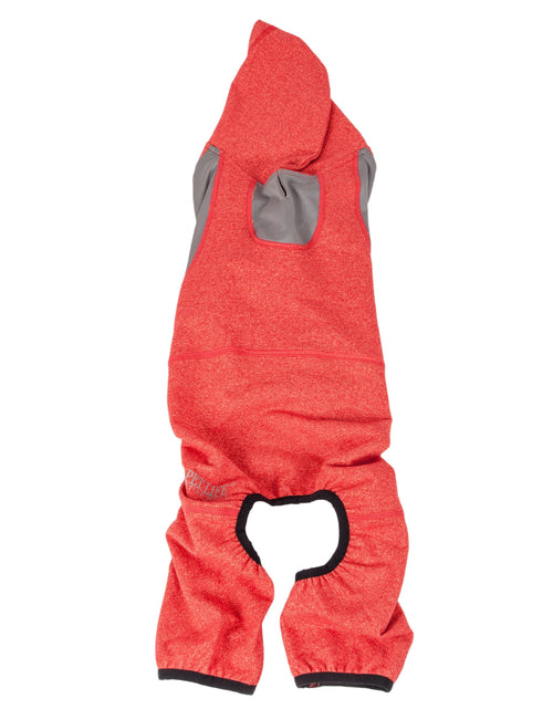Load image into Gallery viewer, Pet Life ®  Active 'Fur-Breeze' Medium-weight 4-Way-Stretch Full Body Hooded Dog Yoga sweater
