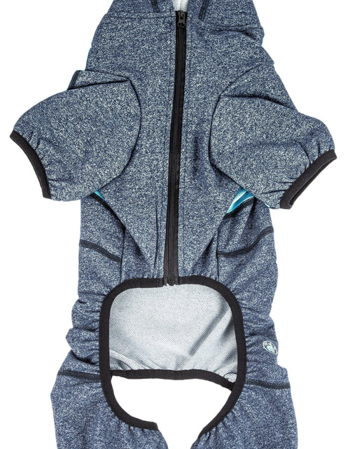 Load image into Gallery viewer, Pet Life ®  Active 'Fur-Breeze' Medium-weight 4-Way-Stretch Full Body Hooded Dog Yoga sweater
