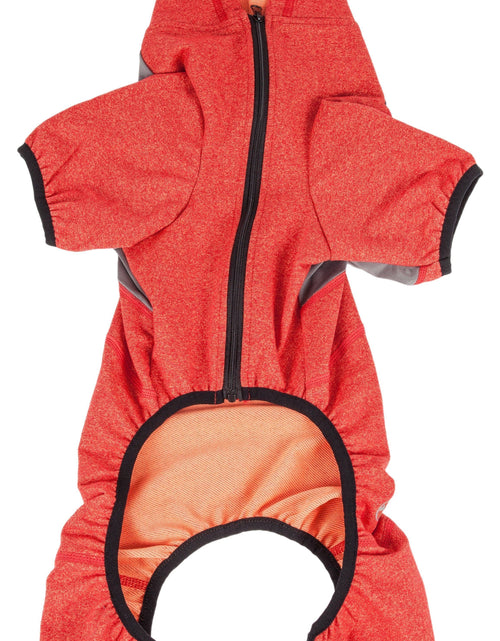 Load image into Gallery viewer, Pet Life ®  Active 'Fur-Breeze' Medium-weight 4-Way-Stretch Full Body Hooded Dog Yoga sweater

