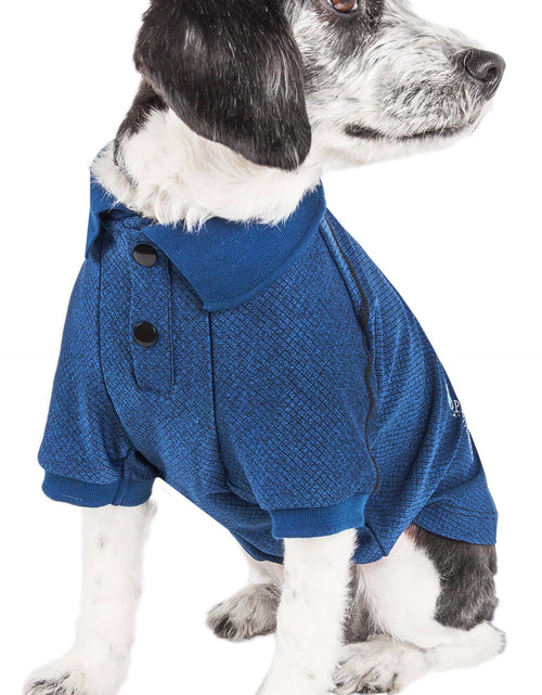 Load image into Gallery viewer, Pet Life ® Active 'Fur-Flex' Stretch and Quick-Dry Anti-Odor Fitness Yoga Dog Polo T-Shirt
