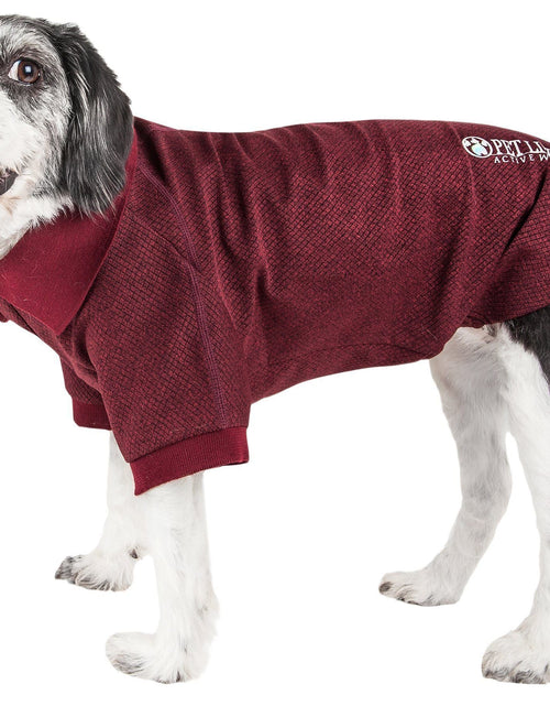 Load image into Gallery viewer, Pet Life ® Active 'Fur-Flex' Stretch and Quick-Dry Anti-Odor Fitness Yoga Dog Polo T-Shirt
