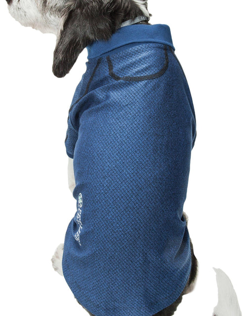 Load image into Gallery viewer, Pet Life ® Active 'Fur-Flex' Stretch and Quick-Dry Anti-Odor Fitness Yoga Dog Polo T-Shirt
