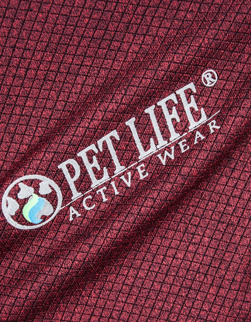Load image into Gallery viewer, Pet Life ® Active 'Fur-Flex' Stretch and Quick-Dry Anti-Odor Fitness Yoga Dog Polo T-Shirt

