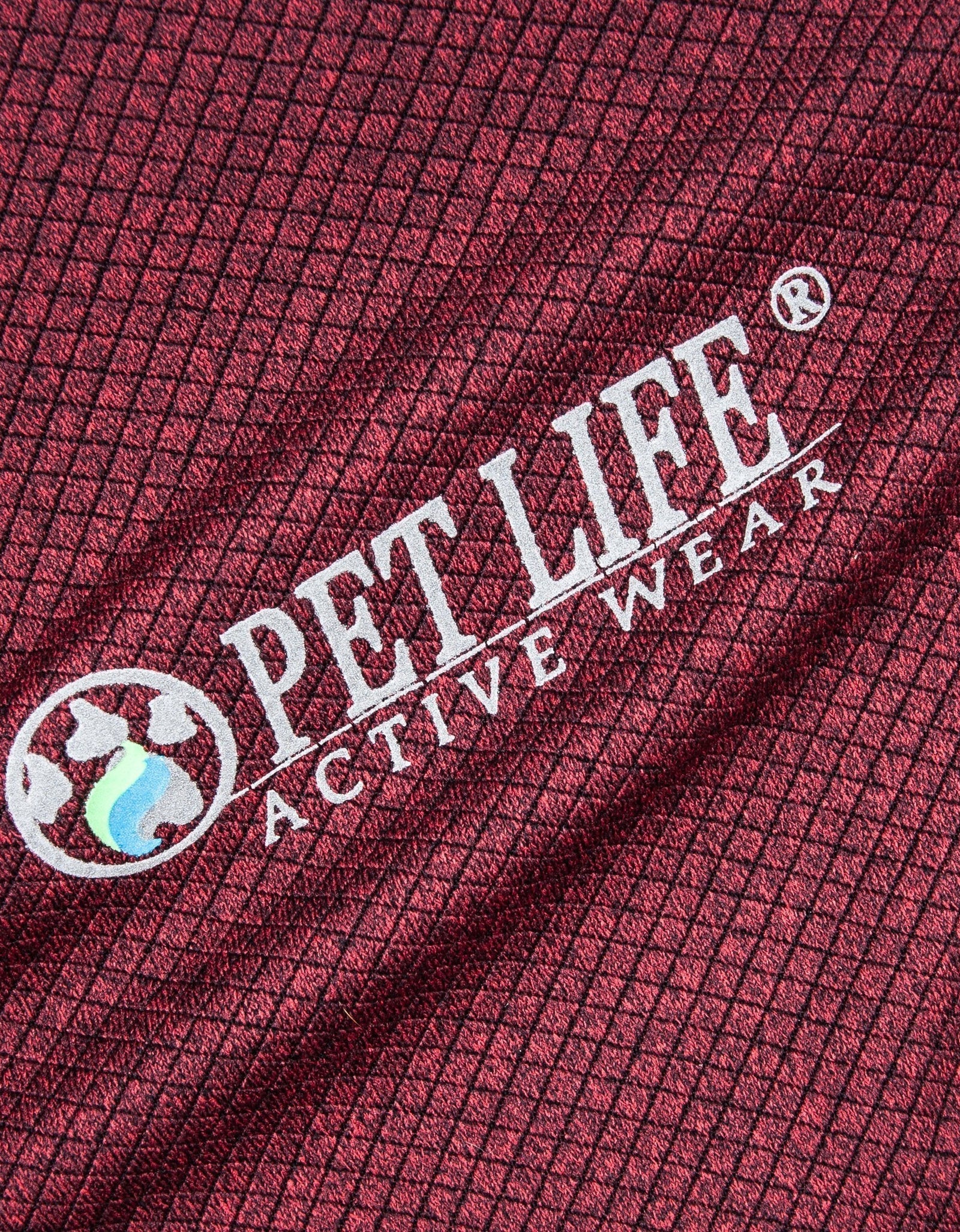 Pet Life ® Active 'Fur-Flex' Stretch and Quick-Dry Anti-Odor Fitness Yoga Dog Polo T-Shirt
