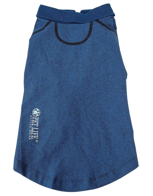 Load image into Gallery viewer, Pet Life ® Active 'Fur-Flex' Stretch and Quick-Dry Anti-Odor Fitness Yoga Dog Polo T-Shirt
