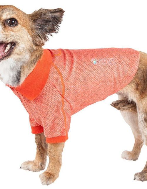 Load image into Gallery viewer, Pet Life ® Active 'Fur-Flex' Stretch and Quick-Dry Anti-Odor Fitness Yoga Dog Polo T-Shirt
