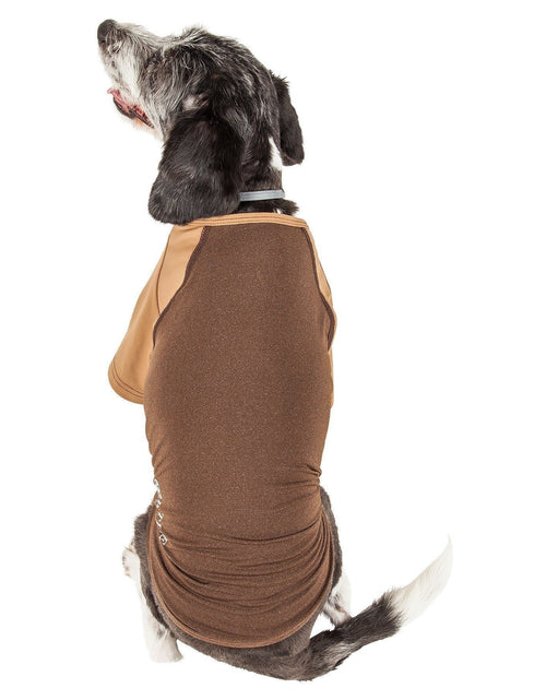 Load image into Gallery viewer, Pet Life ® Active 'Hybreed' 4-Way-Stretch Fitness Performance Dog T-Shirt
