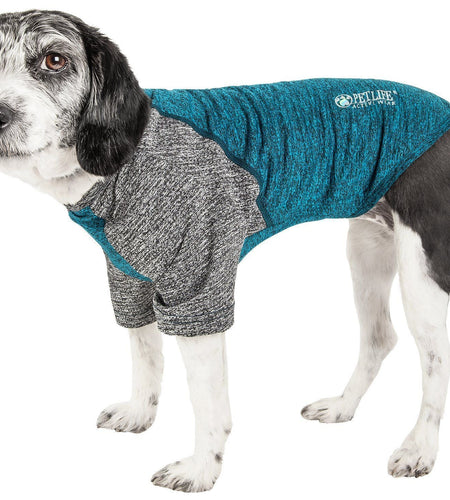 Pet Life ® Active 'Hybreed' 4-Way-Stretch Fitness Performance Dog T-Shirt