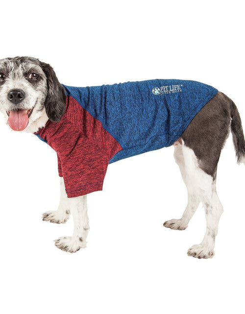 Load image into Gallery viewer, Pet Life ® Active 'Hybreed' 4-Way-Stretch Fitness Performance Dog T-Shirt
