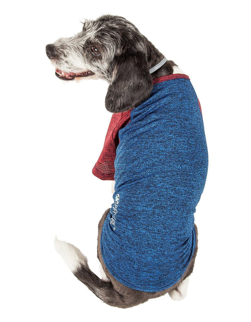Load image into Gallery viewer, Pet Life ® Active 'Hybreed' 4-Way-Stretch Fitness Performance Dog T-Shirt
