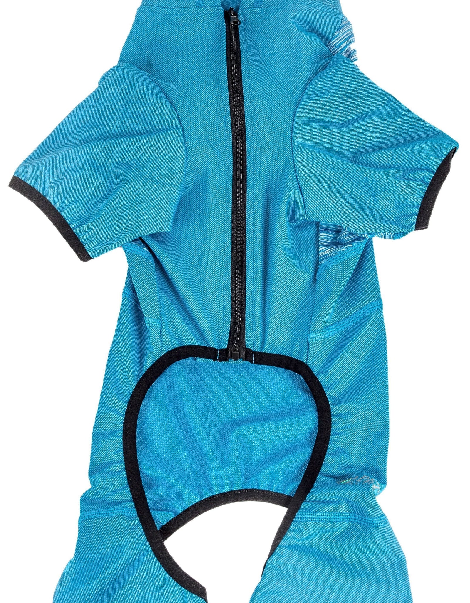 Pet Life ® Active 'Pawsterity' Mediumweight 4-Way-Stretch Yoga Fitness Dog Tracksuit Hoodie