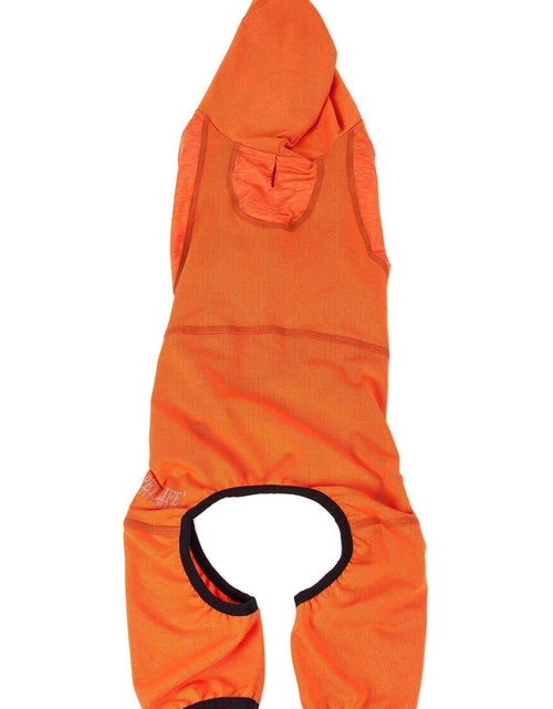Load image into Gallery viewer, Pet Life ® Active 'Pawsterity' Mediumweight 4-Way-Stretch Yoga Fitness Dog Tracksuit Hoodie
