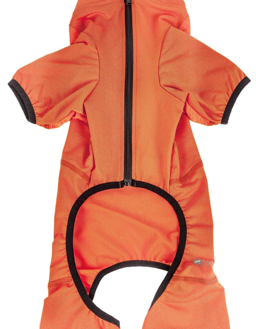 Load image into Gallery viewer, Pet Life ® Active 'Pawsterity' Mediumweight 4-Way-Stretch Yoga Fitness Dog Tracksuit Hoodie
