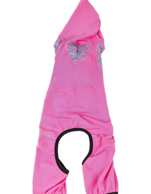 Load image into Gallery viewer, Pet Life ® Active 'Pawsterity' Mediumweight 4-Way-Stretch Yoga Fitness Dog Tracksuit Hoodie
