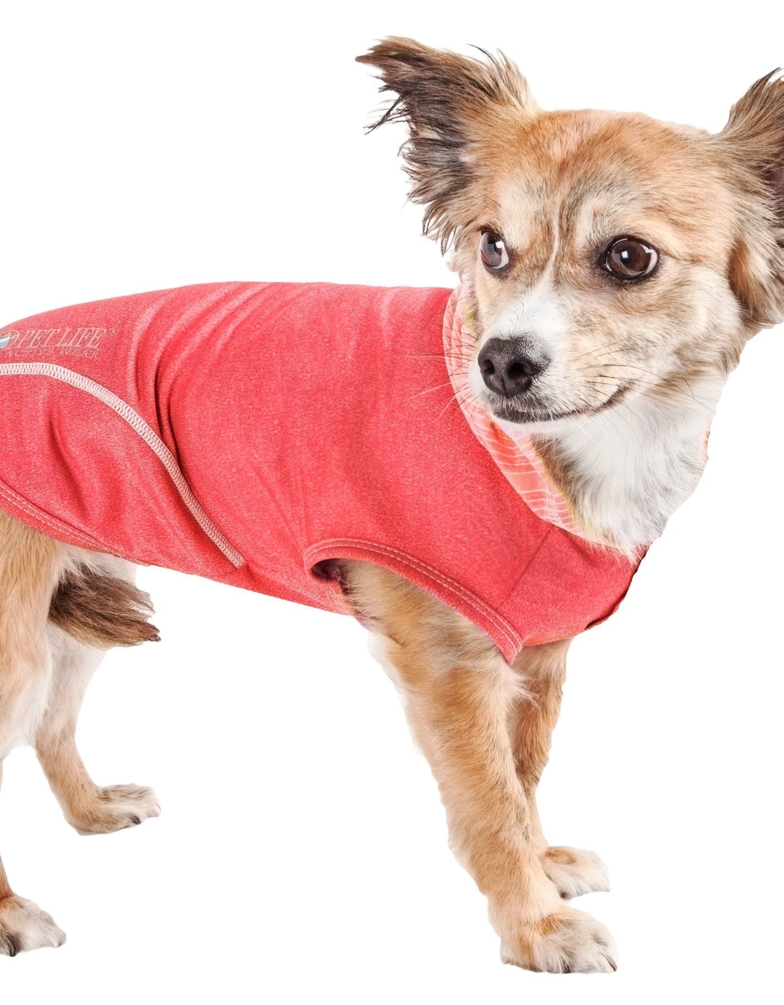 Pet Life ® Active 'Pull-Rover' 4-Way Stretch Sleeveless Fitness Yoga Dog T-Shirt Hoodie
