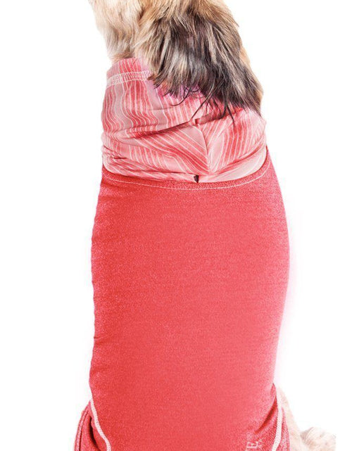 Load image into Gallery viewer, Pet Life ® Active 'Pull-Rover' 4-Way Stretch Sleeveless Fitness Yoga Dog T-Shirt Hoodie
