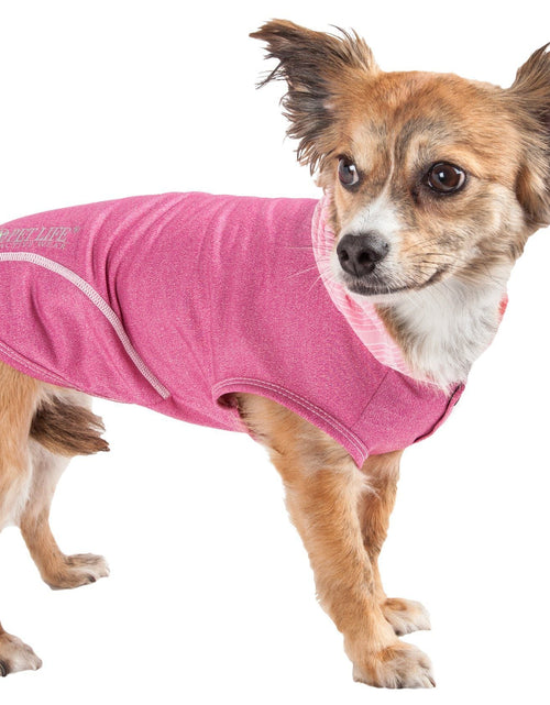 Load image into Gallery viewer, Pet Life ® Active 'Pull-Rover' 4-Way Stretch Sleeveless Fitness Yoga Dog T-Shirt Hoodie
