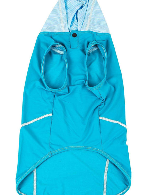 Load image into Gallery viewer, Pet Life ® Active 'Pull-Rover' 4-Way Stretch Sleeveless Fitness Yoga Dog T-Shirt Hoodie
