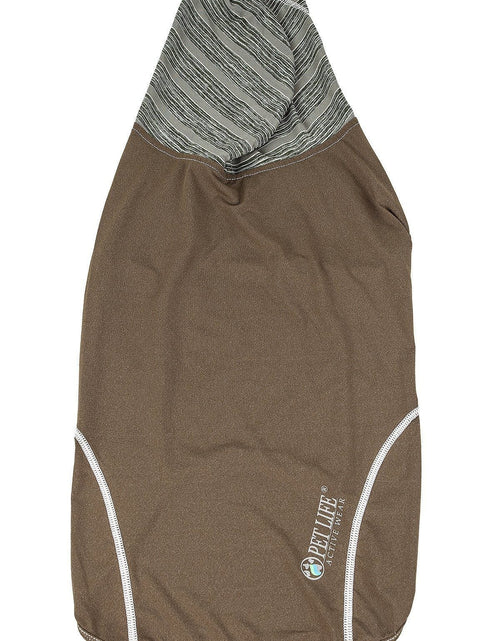 Load image into Gallery viewer, Pet Life ® Active 'Pull-Rover' 4-Way Stretch Sleeveless Fitness Yoga Dog T-Shirt Hoodie
