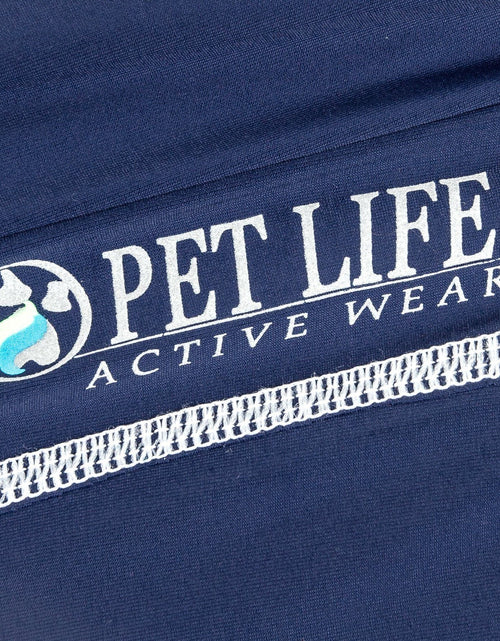 Load image into Gallery viewer, Pet Life ®  Active 'Racerbark' 4-Way-Stretch Yoga Fitness Dog T-Shirt Tank Top
