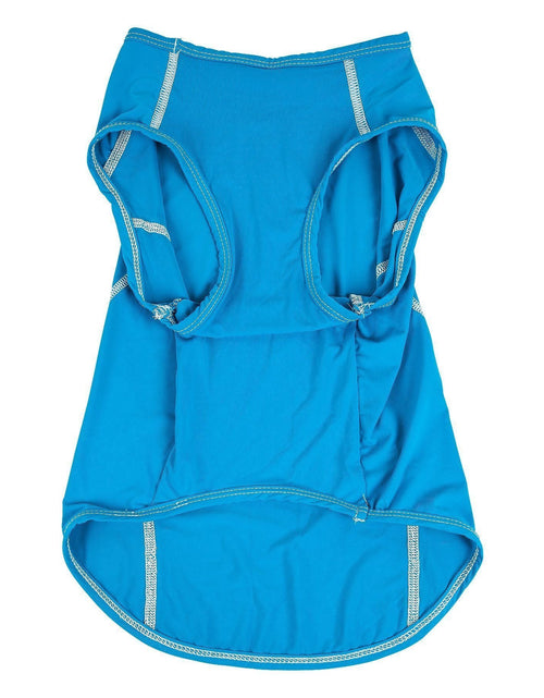Load image into Gallery viewer, Pet Life ®  Active 'Racerbark' 4-Way-Stretch Yoga Fitness Dog T-Shirt Tank Top
