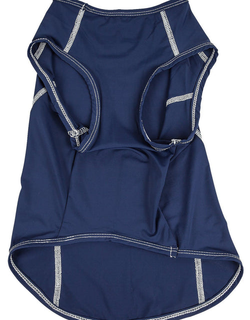 Load image into Gallery viewer, Pet Life ®  Active 'Racerbark' 4-Way-Stretch Yoga Fitness Dog T-Shirt Tank Top
