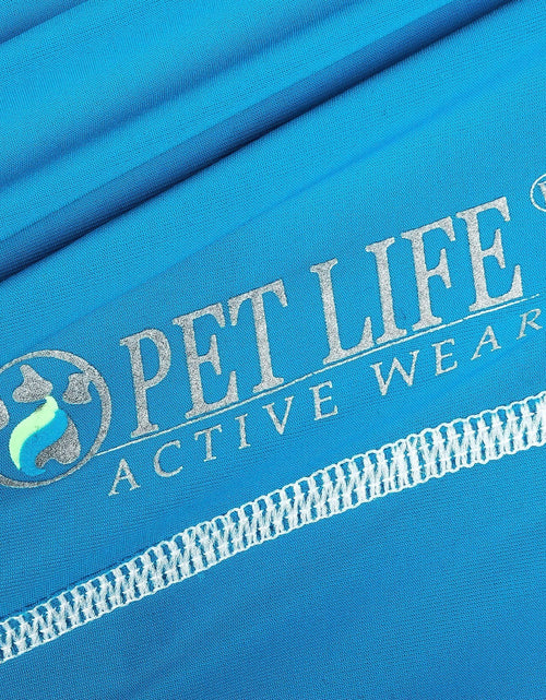 Load image into Gallery viewer, Pet Life ®  Active 'Racerbark' 4-Way-Stretch Yoga Fitness Dog T-Shirt Tank Top
