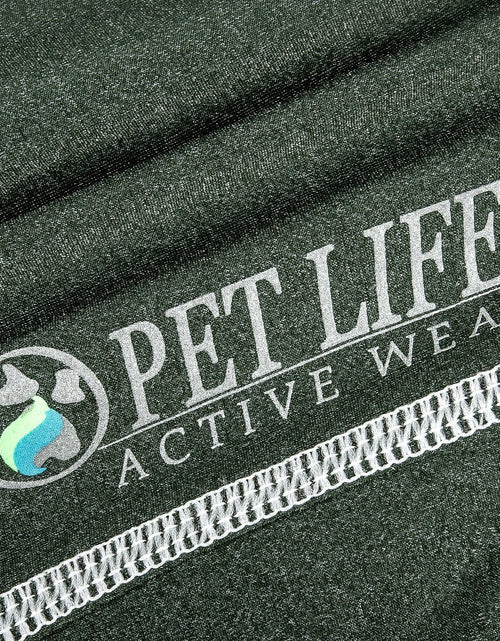 Load image into Gallery viewer, Pet Life ®  Active 'Racerbark' 4-Way-Stretch Yoga Fitness Dog T-Shirt Tank Top
