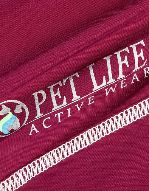 Load image into Gallery viewer, Pet Life ®  Active 'Racerbark' 4-Way-Stretch Yoga Fitness Dog T-Shirt Tank Top
