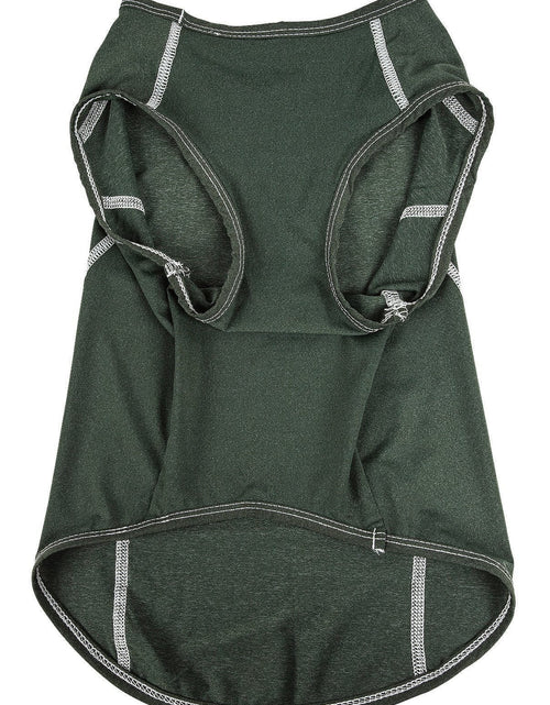 Load image into Gallery viewer, Pet Life ®  Active 'Racerbark' 4-Way-Stretch Yoga Fitness Dog T-Shirt Tank Top
