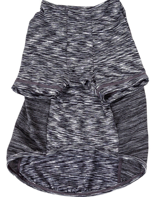 Load image into Gallery viewer, Pet Life ® Active 'Warf Speed' Heathered Ultra-Stretch Yoga Fitness Dog T-Shirt
