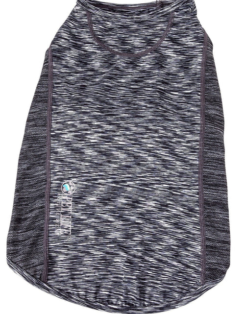 Load image into Gallery viewer, Pet Life ® Active 'Warf Speed' Heathered Ultra-Stretch Yoga Fitness Dog T-Shirt
