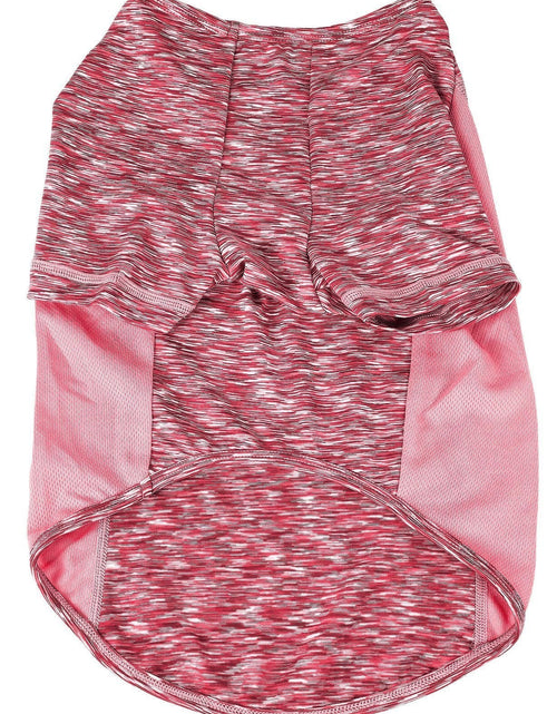 Load image into Gallery viewer, Pet Life ® Active 'Warf Speed' Heathered Ultra-Stretch Yoga Fitness Dog T-Shirt
