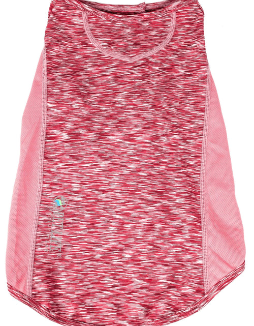 Load image into Gallery viewer, Pet Life ® Active 'Warf Speed' Heathered Ultra-Stretch Yoga Fitness Dog T-Shirt
